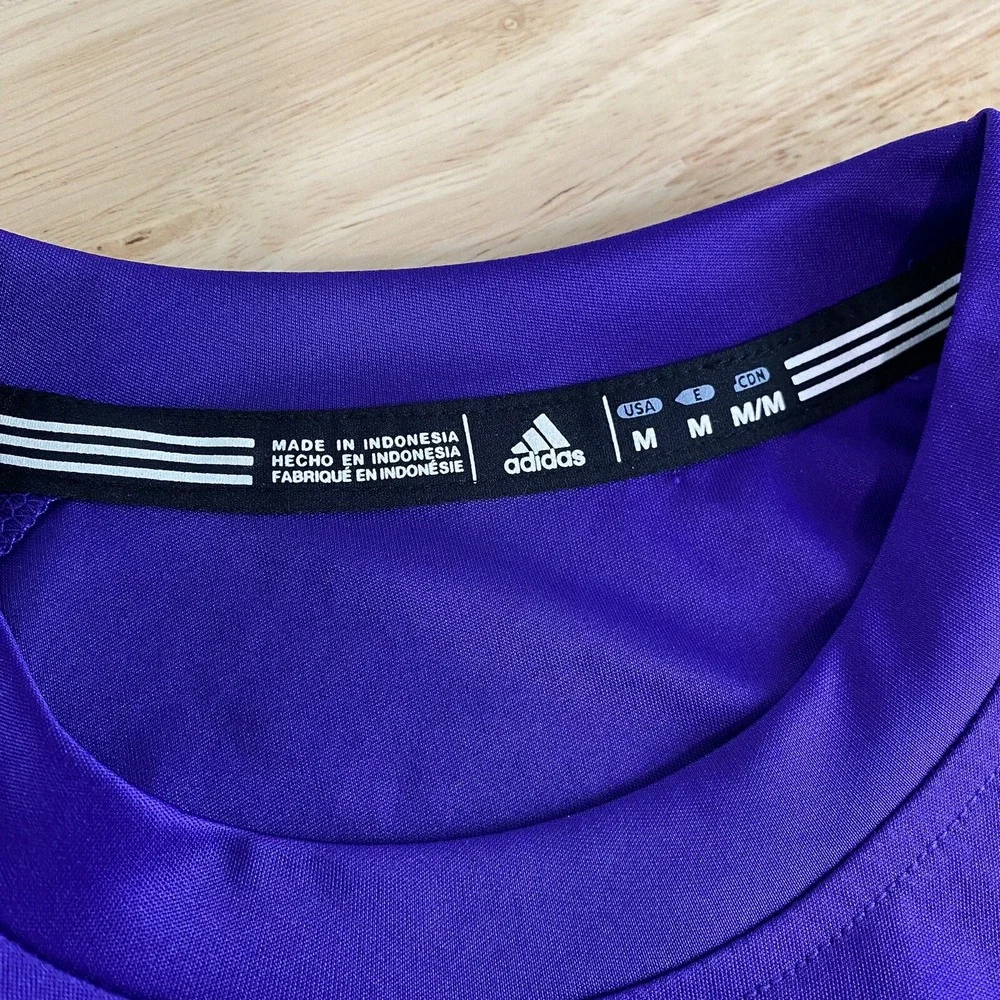 Adidas Soccer Shirt Men's Medium Orlando City Soccer Club Lions MLS Purple NWT - Picture 9 of 14